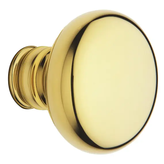 Baldwin 5015031MR Pair 5015 Knob Less Rose Unlacquered Brass Finish