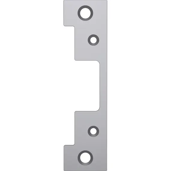 HES 501630 Hes  501 Faceplate for 5000 Strike Satin Stainless Steel Finish