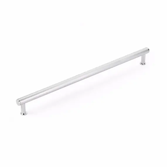 SCHAUB 5018A-26 Schaub  18" Center to Center Pub House Knurled Appliance Pull Polished Chrome Finish