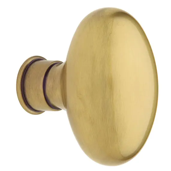 Baldwin 5025060MR Pair 5025 Knob Less Rose Satin Brass and Brown Finish