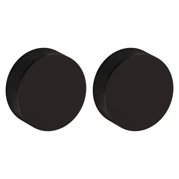 Baldwin 5054102MR Pair 5054 Knurled Knob Less Rose Oil Rubbed Bronze Finish