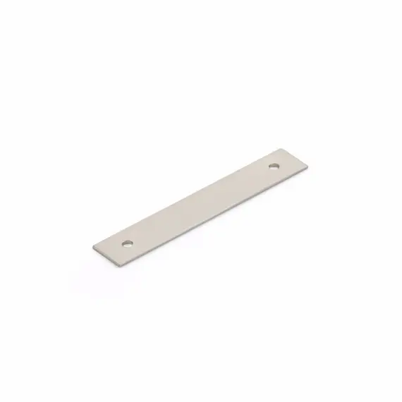 SCHAUB 5103B-BN Schaub  3-1/2" Center to Center Pub House Backplate for Pull Brushed Nickel Finish