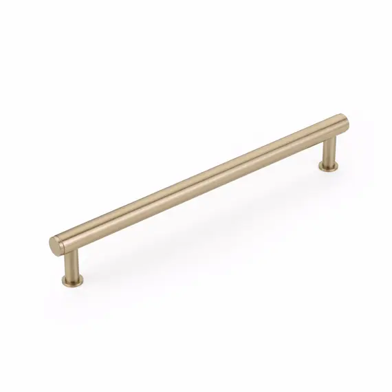 SCHAUB 5112A-SSB Schaub  12" Center to Center Pub House Appliance Pull Signature Satin Brass Finish