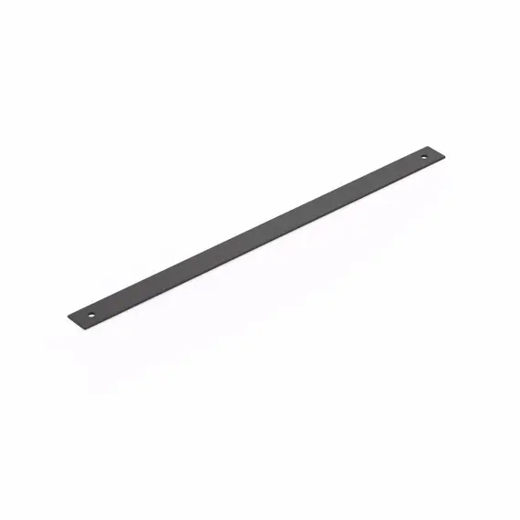 SCHAUB 5112AB-MB Schaub  12" Center to Center Pub House Backplate for Appliance Pull Matte Black Finish