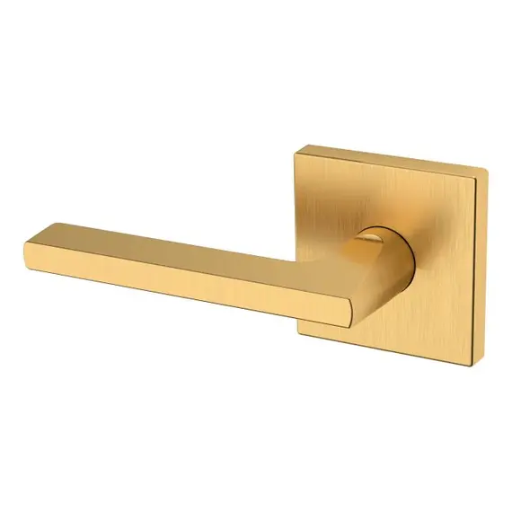 Baldwin 5162044LDM Preconfigured 5162 Lever with R017 Rose Left Hand Half Dummy Lock Lifetime Satin Brass Finish