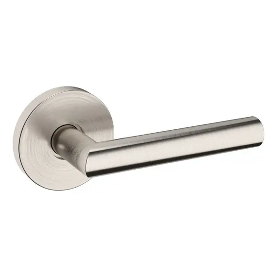 Baldwin 5173056LDM Preconfigured 5173 Lever with 5046 Rose Left Hand Half Dummy Lock Lifetime Satin Nickel Finish