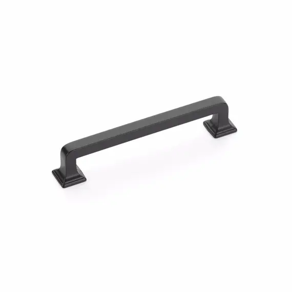 SCHAUB 523-MB Schaub  5" Center to Center Menlo Park Cabinet Pull Matte Black Finish