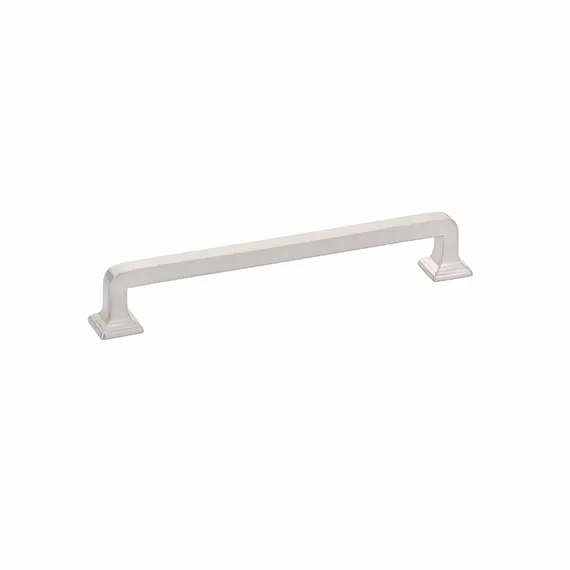 SCHAUB 537-BN Schaub  6" Center to Center Menlo Park Cabinet Pull Brushed Nickel Finish