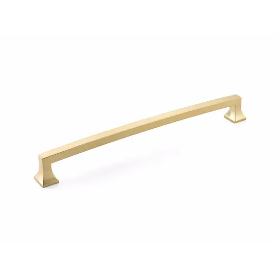 SCHAUB 539-SSB Schaub  15" Center to Center Menlo Park Appliance Pull Signature Satin Brass Finish