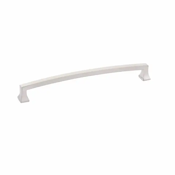 SCHAUB 540-BN Schaub  8" Center to Center Menlo Park Arched Cabinet Pull Brushed Nickel Finish