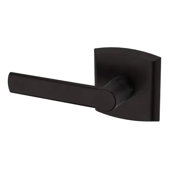 Baldwin 5485V102LDM Left Hand Single Dummy Preconfigured 5485V Lever with R026 Rose Oil Rubbed Bronze Finish