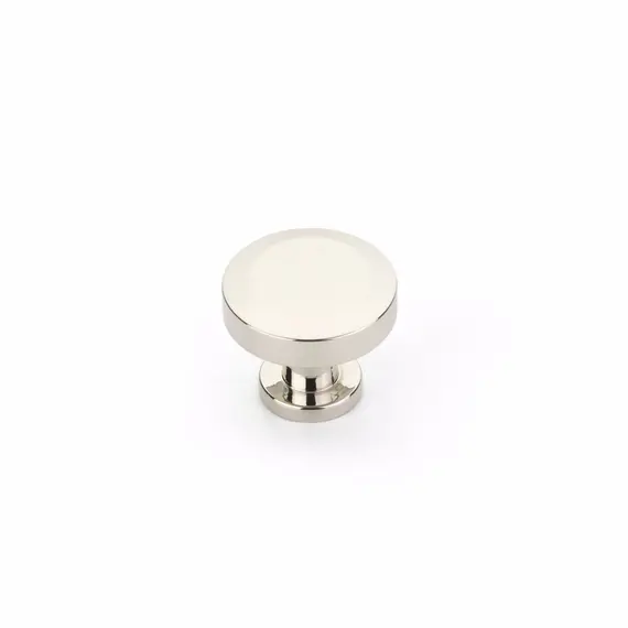 SCHAUB 550-PN Schaub  1-1/4" Diameter Heathrow Cabinet Knob Polished Nickel Finish