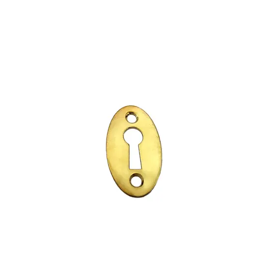 Baldwin 5754031 Key Plate Unlacquered Brass Finish