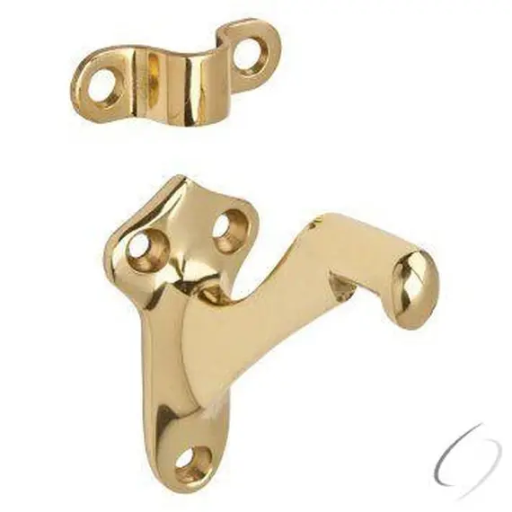 Ives Commercial 59B3 Solid Brass Handrail Bracket Bright Brass Finish