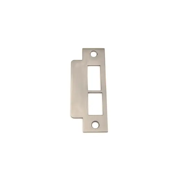 Baldwin 6040056 ASA Strike For 2-3/4" Backset Latch and Deadbolt Lifetime Satin Nickel Finish