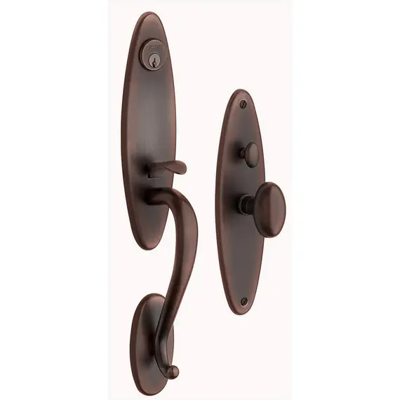 Baldwin 6573112FD Springfield Full Dummy Mortise Trim Venetian Bronze Finish