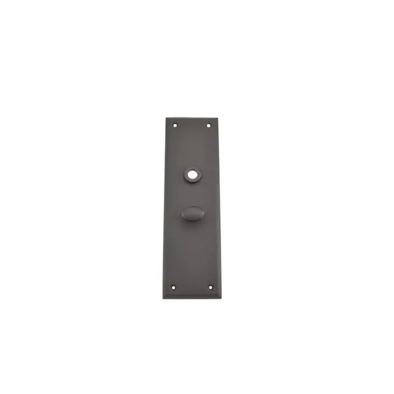 Baldwin 6767190KT Baltimore Interior Escutcheon Cut for Turn Satin Black Finish