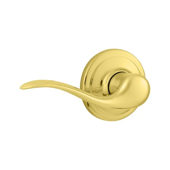 Kwikset 788TNLLH-3 Left Hand Tustin Lever Half Dummy Bright Brass Finish