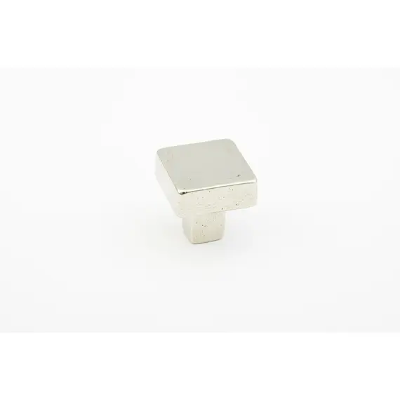 SCHAUB 789-PWB Schaub  1-1/4" Diameter Square Vinci Cabinet Knob Polished White Bronze Finish