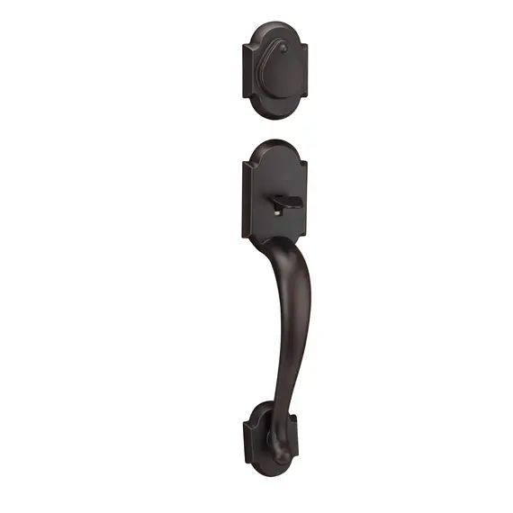 Kwikset 802AUHLIP-11P Austin Lever Dummy Exterior Handleset Venetian Bronze Finish