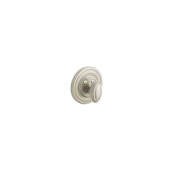 Baldwin 8231056PAT Traditional 2-1/8" Patio Deadbolt Lifetime Satin Nickel Finish