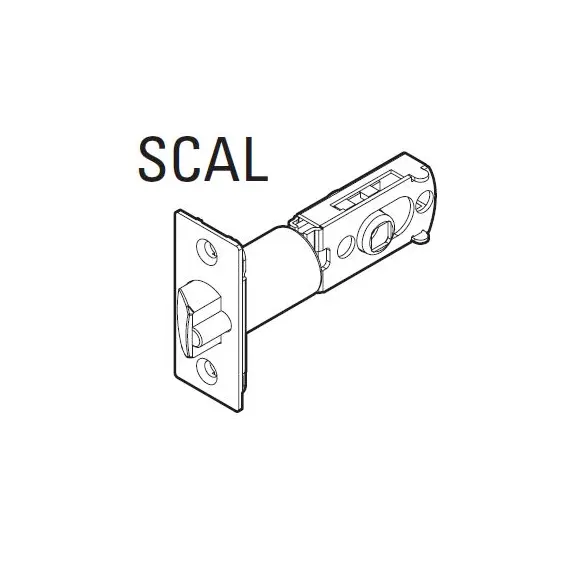 Kwikset 83517-003 UL Adjustable Square Corner Deadlatch Satin Nickel Finish