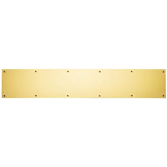 Ives Commercial 84003632 6" x 32" Kick Plate Bright Brass Finish