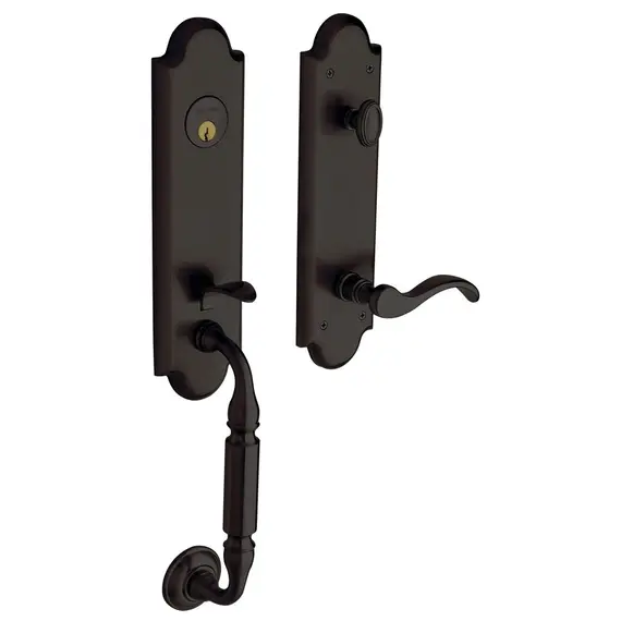 Baldwin 85350102RENT Manchester Emergency Egress Right Hand Single Cylinder Tubular Handleset Oil Rubbed Bronze Finish