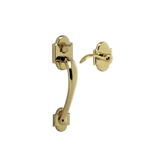 Baldwin 85353003ACRH Boulder Right Hand Sectional Handleset Less Deadbolt Lifetime Brass Finish