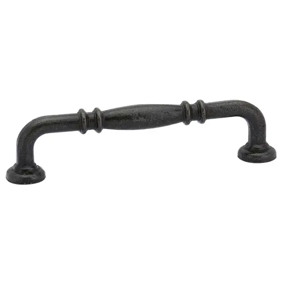 Emtek 86102MB Tuscany Ribbed Cabinet Pull with 4" Center To Center Medium Bronze Finish