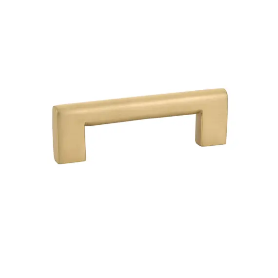 Emtek 86162US4 Trail Cabinet Pull with 3-1/2" Center To Center Satin Brass Finish