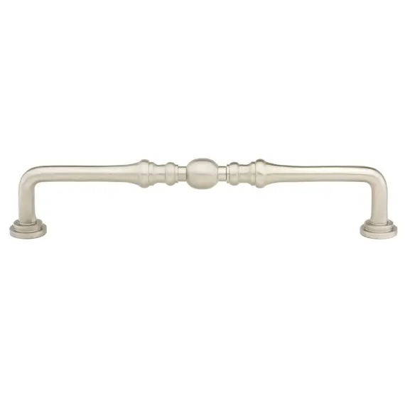 Emtek 86248US15 Spindle Cabinet Pull with 6" Center To Center Satin Nickel Finish