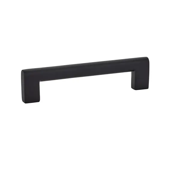 Emtek 86272US19 Trail Cabinet Pull with 5" Center To Center Flat Black Finish