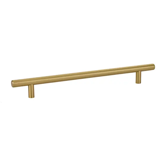 Emtek 86363US4 Brass Bar Cabinet Pull with 8" Center to Center Satin Brass Finish