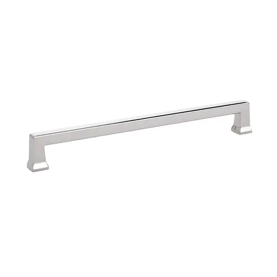 Emtek 86427US14 Alexander Cabinet Pull with 8" Center to Center Polished Nickel Lifetime Finish