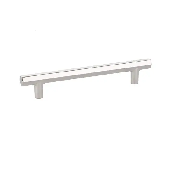 Emtek 86461US14 Mod Hex Cabinet Pull with 6" Center to Center Polished Nickel Lifetime Finish