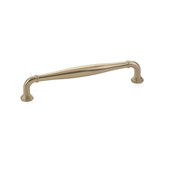 Emtek 86473US4 Blythe Cabinet Pull with 6" Center to Center Satin Brass Finish