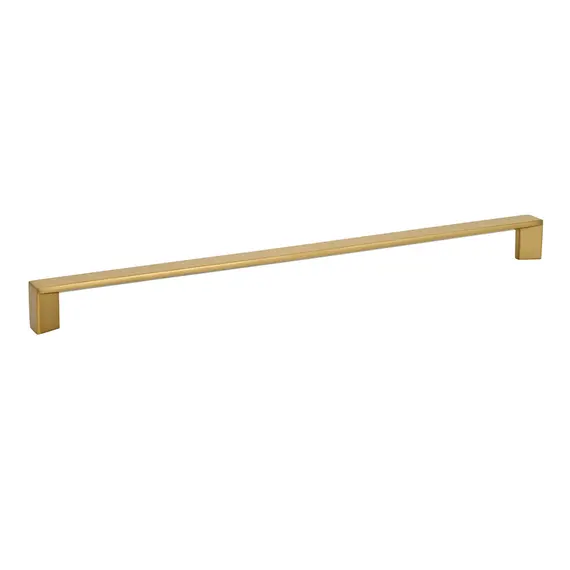 Emtek 86483US4 Trinity Cabinet Pull with 12" Center to Center Satin Brass Finish