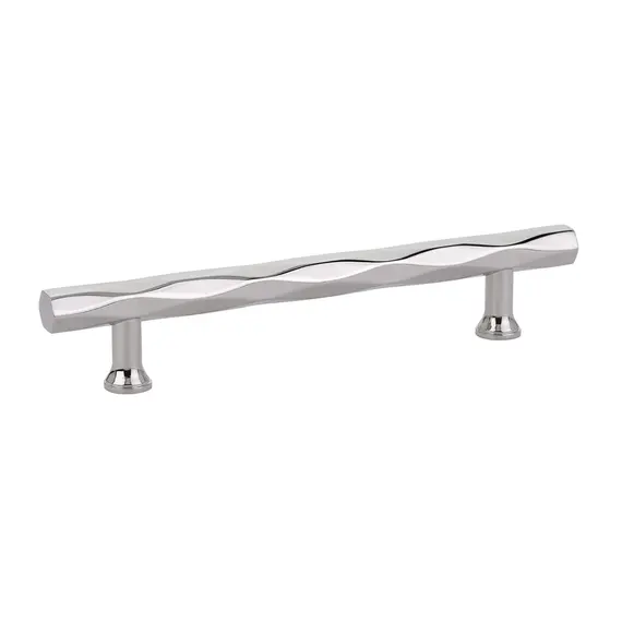 Emtek 86489US14 Tribeca Cabinet Pull with 5" Center to Center Polished Nickel Lifetime Finish