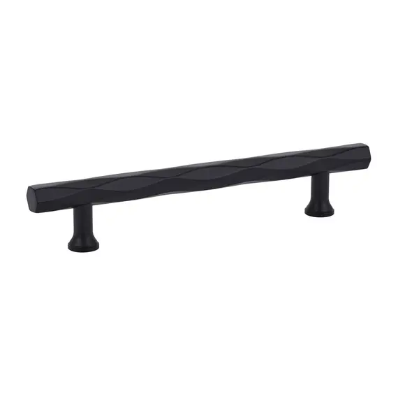 Emtek 86489US19 Tribeca Cabinet Pull with 5" Center to Center Flat Black Finish