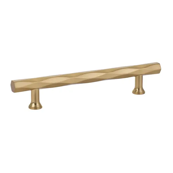 Emtek 86489US4 Tribeca Cabinet Pull with 5" Center to Center Satin Brass Finish