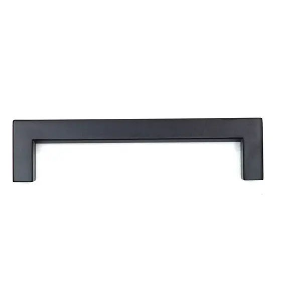 Emtek 86708US19 Warwick Cabinet Pull with 8" Center to Center Flat Black Finish