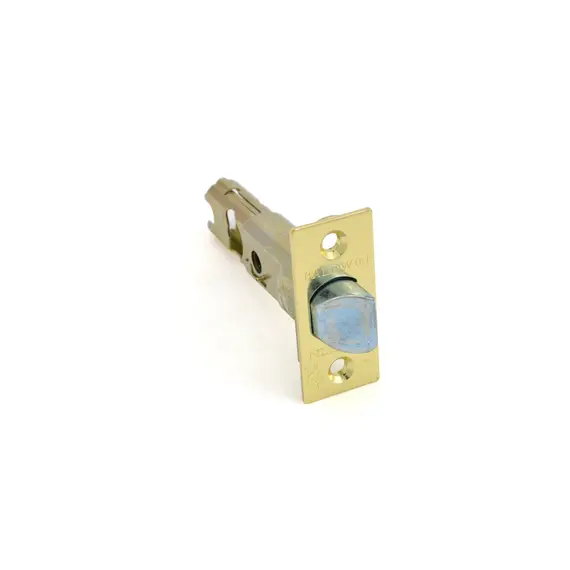 Baldwin 8BR0310001 UL Square Corner Adjustable Springlatch Lifetime Brass Finish