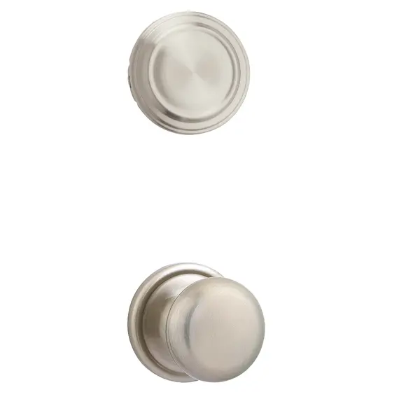 Kwikset 968H-15 Hancock Knob Interior Dummy Handleset Trim Satin Nickel Finish