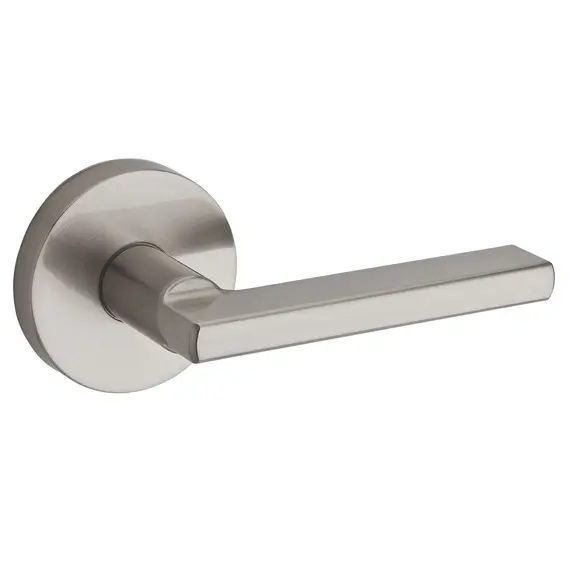 Kwikset 973HFLRDT-15 Dummy Interior Halifax Lever Trim with Round Rose Satin Nickel Finish