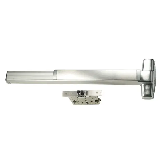 Von Duprin 9975EOF26D3 3' Fire Rated Mortise Grooved Case Exit Device; 626 Satin Chrome Finish