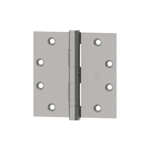 Hager BB1279412L1.BX Box of Three 4-1/2" x 4-1/2" Full Mortise Standard Weight Ball Bearing Hinge Flat Black Finish