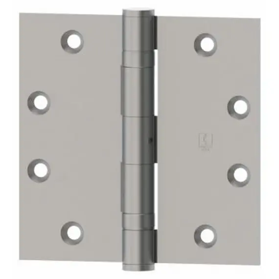 Hager BB1279541226D 5" x 4-1/2" Full Mortise Standard Weight Ball Bearing Hinge Satin Chrome Finish