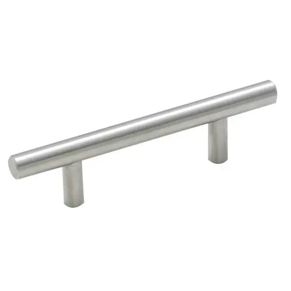 Amerock BP19010SS 3" (76 mm) Center to Center Carbon Steel Bar Pull Stainless Steel Finish