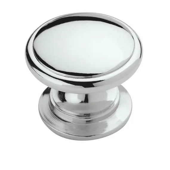 Amerock BP5301226 1-1/4" (32 mm) Diameter Allison Value Cabinet Knob Bright Chrome Finish